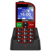 Mobilni telefon EVOLVEO Easy Phone 800 Fm 2,3" Dual SIM rdeče barve 
