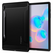 Ovitek Spigen Rugged Armor za Samsung Galaxy Tab S6, črn 