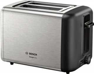 Bosch TAT3P420 DesignLine srebrno-črni opekač kruha Dom
