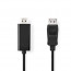 Nedis CCGL37100BK20 adapter za video kabel 2 m HDMI vrste A (standardni) DisplayPort Črna thumbnail