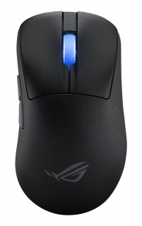 ASUS ROG Keris II Ace Wireless AimPoint Black miška Igranje iger Za desno roko RF Wireless + Bluetooth + USB Type-A Optični 42000 DPI PC