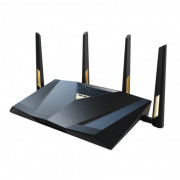 ASUS RT-BE88U brezžični usmerjevalnik 10 Gigabit Ethernet Dvopasovni (2,4 GHz / 5 GHz) Črna, Siva 