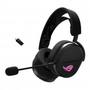 ASUS ROG Pelta Slušalke z mikrofonom Žična in Brezžična Naglavni trak Igranje iger USB Tip-C Bluetooth Črna 