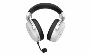 HATOR Hypergang 3 Wireless Slušalke z mikrofonom Brezžična Naglavni trak Igranje iger USB Type-C / USB Type-A Bluetooth Bela 