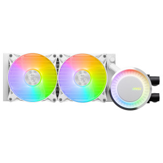 MSI MAG Coreliquid E240 WHITE Matična plošča, Procesor Komplet za hlajenje s tekočino 12 cm Bela PC