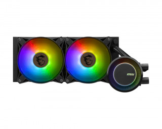 MSI MAG Coreliquid E240 Matična plošča, Procesor Komplet za hlajenje s tekočino 12 cm Črna PC