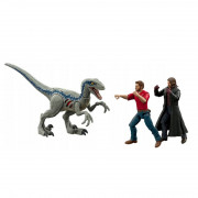 Mattel Jurassic Wolrd Extreme Damage Owen & Velociraptor Blue Pursuit Pack (GWN25) 