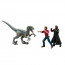 Mattel Jurassic Wolrd Extreme Damage Owen & Velociraptor Blue Pursuit Pack (GWN25) thumbnail