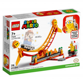 LEGO Super Mario Razširitveni komplet Vožnja na valu lave (71416) Igra 