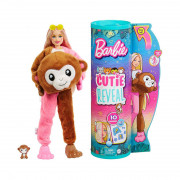 Barbie Cutie Reveal Barbie Džungla - Opica (HKR01) 