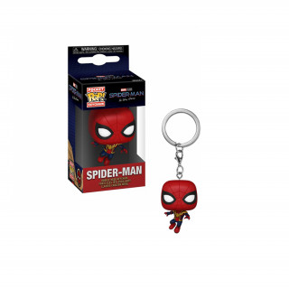 Funko Pocket Pop! Marvel: Spider-Man No Way Home - Spider Man (Leaping) Vinyl Head Chain Keychain Merch