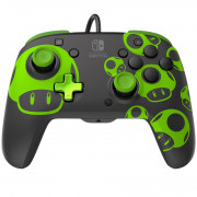 PDP Rematch Vezetékes controller - 1Up Glow In The Dark 