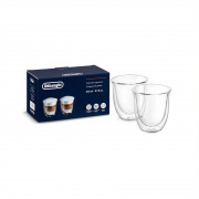 DeLonghi DLSC311 190ML Glass Cappuccino Cup 2pcs 