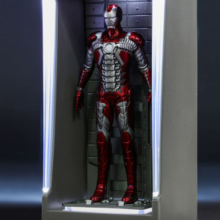 Hot Toys Marvel Miniature: Iron Man 3 (Mark 5 with Hall of Armor) Figura Igra 