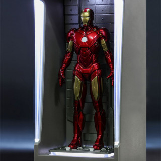 Hot Toys Marvel Miniature: Iron Man 3 (Mark 4 with Hall of Armor) Figura Igra 