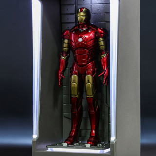 Hot Toys Marvel Miniature: Iron Man 3 (Mark 3 with Hall of Armor) Figura Igra 