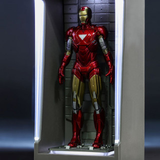 Hot Toys Marvel Miniature: Iron Man 3 (Mark 6 with Hall of Armor) Figura Igra 