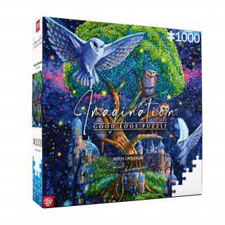 Good Loot Imagination: sestavljanka Roch Urbaniak Owl Island Puzzle 1000 Igra 