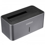 Everest HDD Docking Station - HD3-530 (HDD USB-A 3.0, maks.: 8TB, siva) 