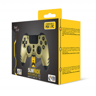 Steelplay - Slim Pack - brezžični kontroler - zlata (JVAMUL00155) PS4