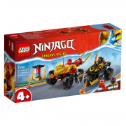 LEGO NINJAGO Spopad med Kaijem v avtu in Rasom na motorju (71789) 