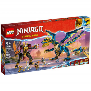 LEGO NINJAGO Elementarni zmaj proti Imperatorkinemu robotskemu oklepu (71796) Igra 