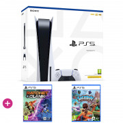 PlayStation 5 825 GB + Ratchet & Clank: Rift Apart + Sackboy: A Big Adventure 