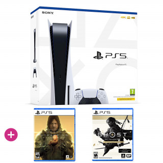 Paket PlayStation 5 825 GB - Death Stranding Director's Cut + Ghost of Tsushima Director's Cut PS5
