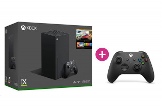 Xbox Series X 1TB + Forza Horizon 5 Premium Edition (Digital) + Xbox uporabniški kontroler (Črni) Xbox Series