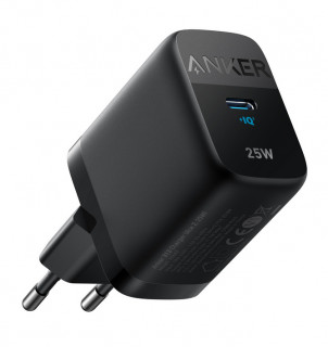 Anker 312 25W USB-C Omrežni polnilec - črn (A2642G11) Mobile