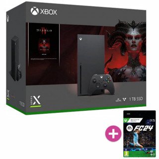 Xbox Series X 1TB + paket Diablo IV + EA Sports FC 24 Xbox Series