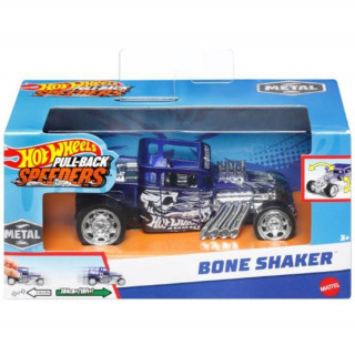 Mini avto Hot Wheels - Pull-back Speeders - Bone Shaker (HPT04 - HPR71) Igra 