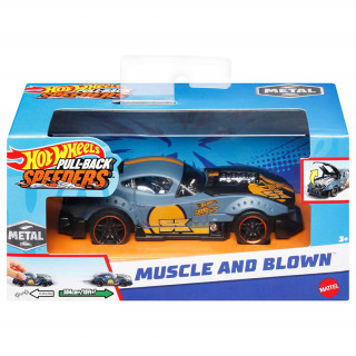 Hot Wheels - Pull-back Speeders - Muscle in Blown mali avto (HPT04 - HPR75) Igra 