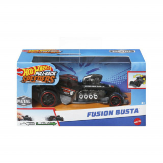 Hot Wheels - Pullback Speeders - majhen avto Fusion Busta (HPT04 - HPR83) Igra 