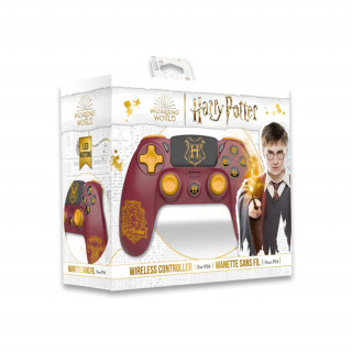 Harry Potter - Brezžični kontroler za PS4 3,5 mm Jack (rdeč) - Gryffindor PS4