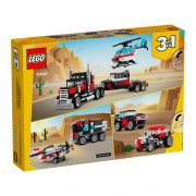 LEGO Creator Ploščadni tovornjak s helikopterjem (31146) 