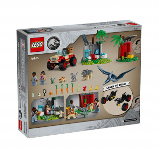 LEGO Jurassic World Reševalno središče za dinozavrske mladiče (76963) Igra 