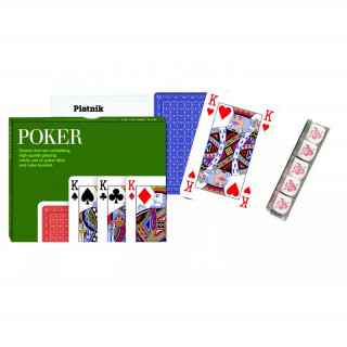Poker karta s kockami Igra 