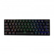 WHITE SHARK W029932 Premium KAIKEN-B/R-US brezžični meh. gaming tipkovnica, 63 rdečih tipk. črna (angleščina) 