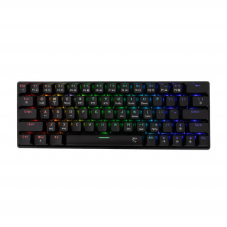 WHITE SHARK W029932 Premium KAIKEN-B/R-US brezžični meh. gaming tipkovnica, 63 rdečih tipk. črna (angleščina) PC