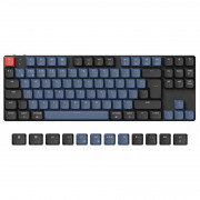 Keychron K1 Pro Bluetooth / USB-C English Gateron low-profile MX 2.0 Mechanical Brown mehanska tipkovnica črno-modra 