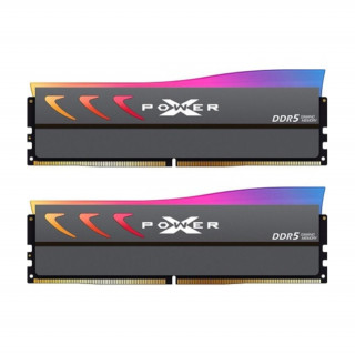 Silicon Power XPOWER Storm RGB 64GB 6000MT/s DDR5 CL38, siv RGB Komplet 2 pomnilnikov PC