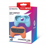 ONIVERSE - Nintendo Switch 2 - 2-delni ergonomski ročaj - oranžna / modra 