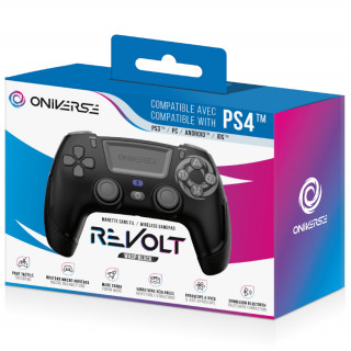 ONIVERSE - brezžični krmilnik Revolt Bluetooth - Wasp Black PS4