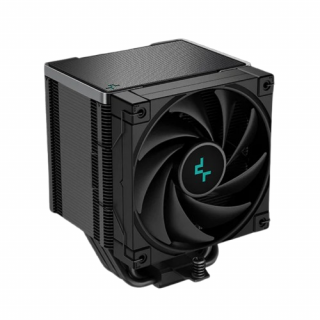 DeepCool CPU Cooler - AK500 ZERO DARK (31,5 dB; maks., 88,75 m3/h; 4-pinski priključek, 5 toplotnih cevi, 12 cm, PWM) PC