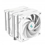 DeepCool CPU Cooler - AK620 WH (28 dB; maks., 117,21 m3/h; 4-pinski priključek, 6 toplotnih cevi, 2x12 cm, PWM) 