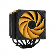 DeepCool CPU Cooler - AK620 Zero Dark Zoria (28 dB; maks., 117,21 m3/h; 4-pinski priključek, 6 toplotnih cevi, 2x12 cm, PWM) 