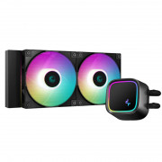 DeepCool CPU Water Cooler - LE520 (maks. 17,8 dB; maks. 145,86 m3/h; 2x12 cm, A-RGB LED) 