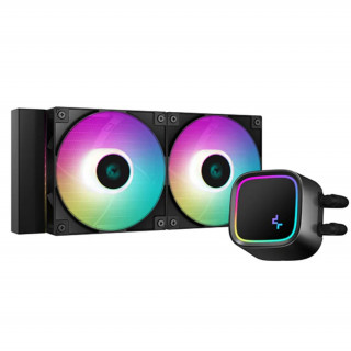 DeepCool CPU Water Cooler - LE520 (maks. 17,8 dB; maks. 145,86 m3/h; 2x12 cm, A-RGB LED) PC