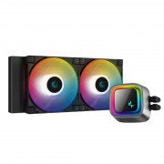 DeepCool CPU Water Cooler - LS520 (maks. 19dB; maks. 145,86 m3/h; 2x12cm, A-RGB LED) 